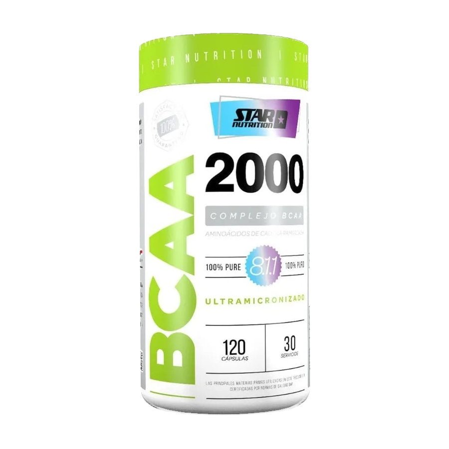Bcaa200000 STAR NUTRITION BCAA 2000 120CAPS - Image 1